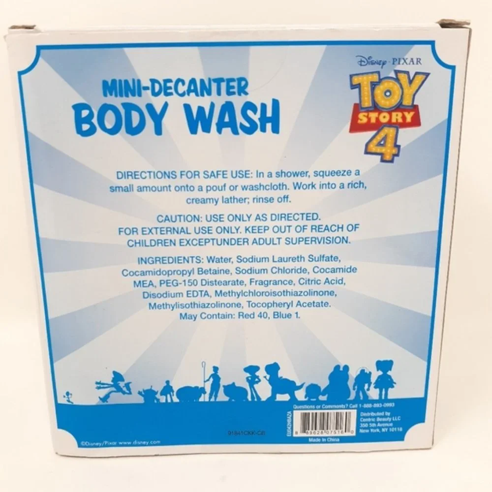 Disney Pixar Toy Story 4 Mini-Decanter Body Wash Set